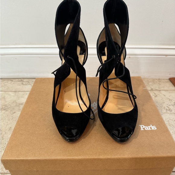 CHRISTIAN LOUBOUTIN Campanina Lace-Up Sandal - Picture 6 of 10